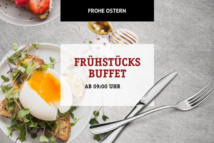 Frühstücks-Buffet am Ostermontag
